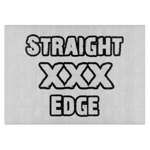 Straightedge Schneidebrett
