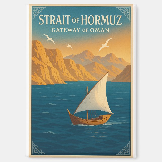 Strait of Hormuz – Gateway of Oman Magnet (Vorderseite)