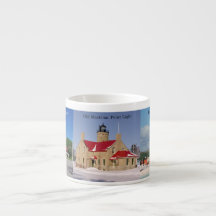 Straits Area Lighthouses Esppresso Tasse