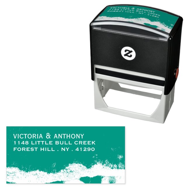 Strand Abstrakt Permastempel (Beispiel)