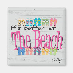 Strand - Am Strand ist es besser Magnet