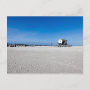 Strand an der Nordsee, Sankt Peter Ording Postkarte