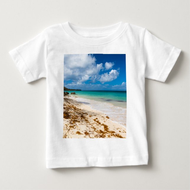 Strand Anse Canot auf Marie-Galante Baby T-shirt (Vorderseite)