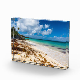 Strand Anse Canot auf Marie-Galante Fotoblock