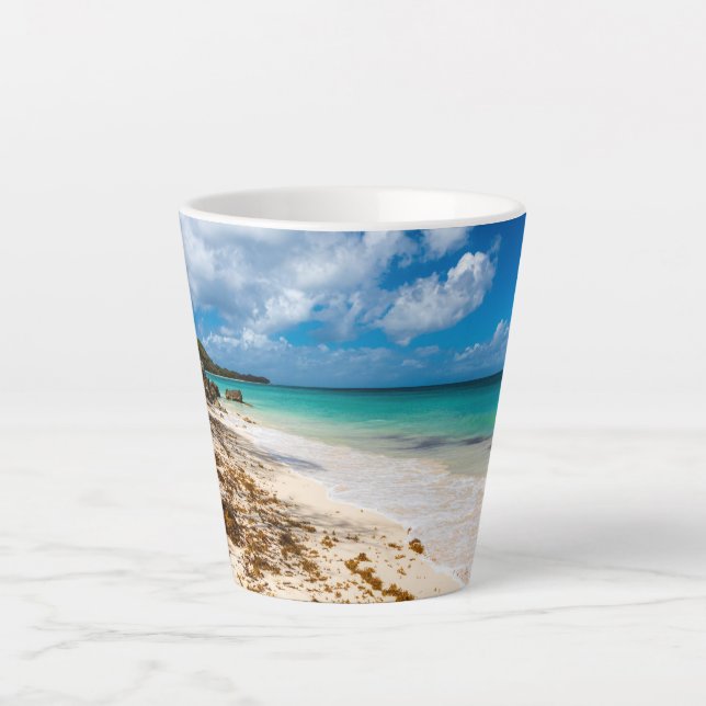 Strand Anse Canot auf Marie-Galante Milchtasse (Vorderseite)