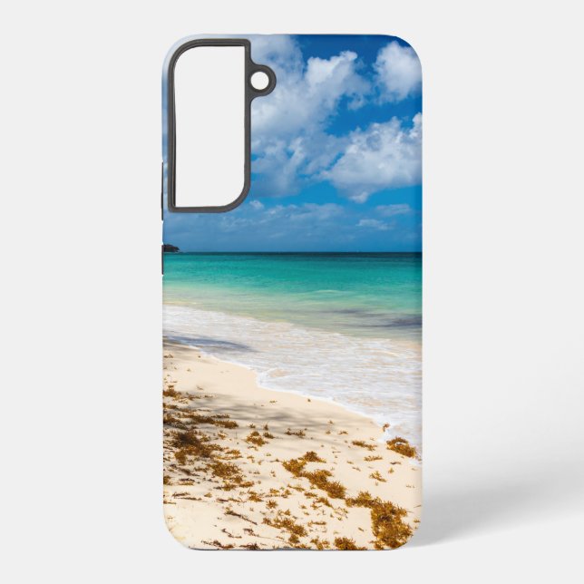 Strand Anse Canot auf Marie-Galante Samsung Galaxy Hülle (Rückseite)