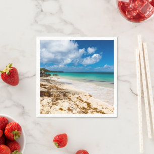 Strand Anse Canot auf Marie-Galante Serviette