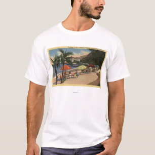 Strand-Ansicht vor Hotel-St. Catherine T-Shirt