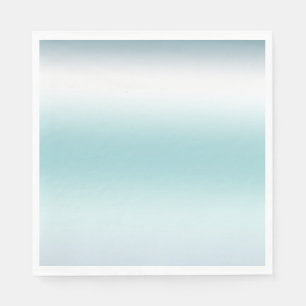 Strand Aqua Blue Ombre Serviette