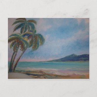 Strand-Aquarell bis Januar Turner-Karten und Postkarte