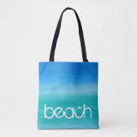 Strand Aquarell Blue Green