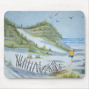 Strand-Aquarell Mousepad