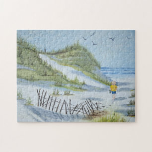 Strand-Aquarell Puzzle