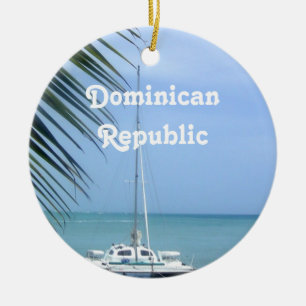 Strand auf den Dominikaner Keramikornament