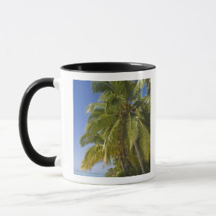 Strand auf der Insel One Foot, Aitutaki, Cookinsel Tasse