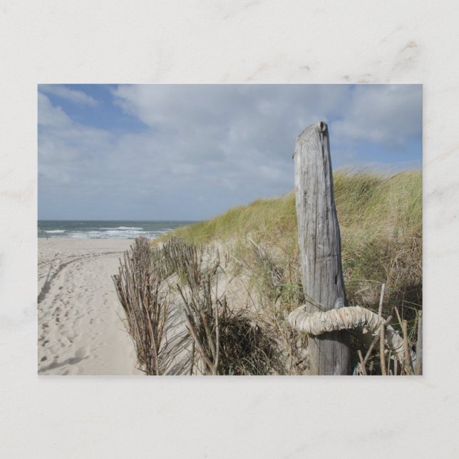 Strand auf Sylt Postkarte (Vorderseite)