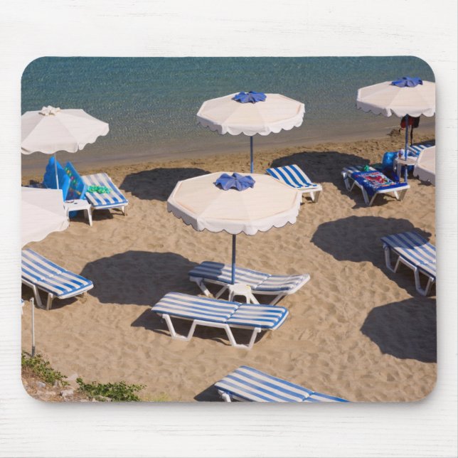 Strand-Aufenthaltsraum | Rhodos, Dodecanese Mousepad (Vorne)
