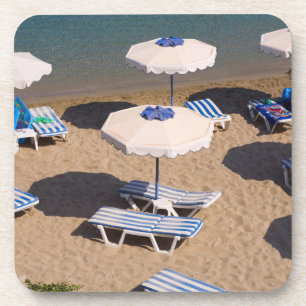 Strand-Aufenthaltsraum Rhodos, Dodecanese Untersetzer