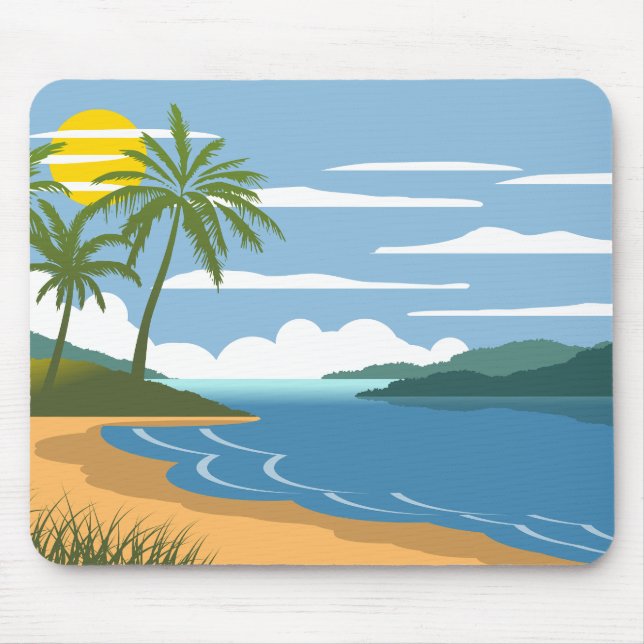 Strand aussehend mousepad (Vorne)
