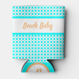 Strand-Baby-Aqua-weiße Beachy Sommerkollektion Dosenkühler