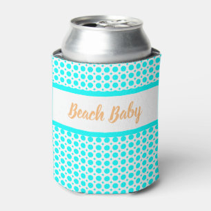 Strand Baby Aqua Weiße Strand Sommer Kollektion Dosenkühler