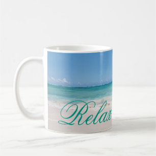 Strand Backgroud Tasse