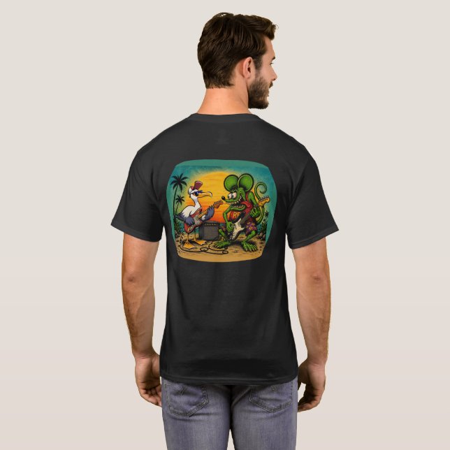 Strand-Band T-Shirt (Schwarz voll)