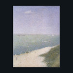 Strand bei Honfleur von Georges Seurat, Vintage Ku Postkarte<br><div class="desc">Les Bas Butin, Honfleur (1886) von Georges Seurat ist eine Vintage pointillistische Postimpressionistin feine Kunst, saisonale Malerei. Ein schöner Strand mit Meerwasser und Felsen am Ufer an einem sonnigen Sommertag. Über den Künstler: Georges-Pierre Seurat (1859-1891) veränderte die Richtung der modernen Kunst, indem er die Bewegung des Neo-Impressionismus initiierte. Die Pointillismus-Technik...</div>