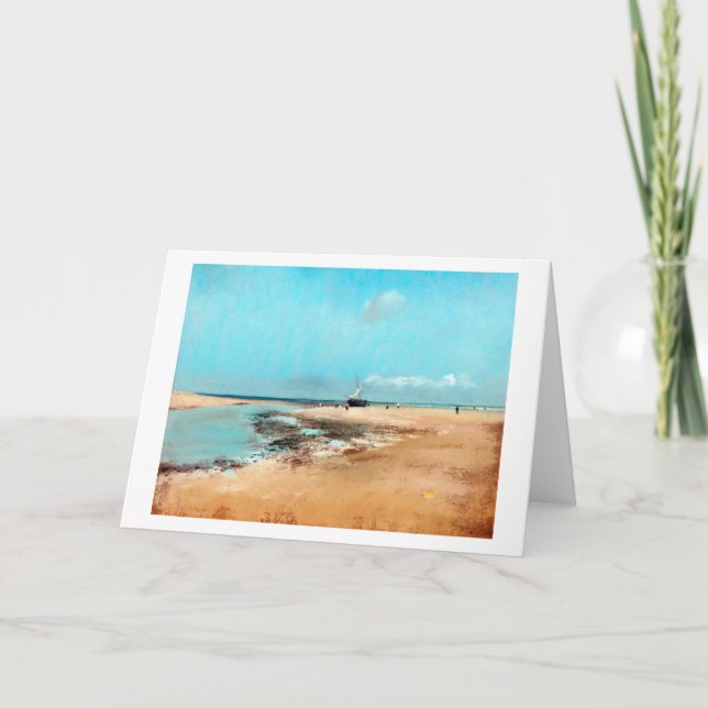 Strand bei Low Tide (Mouth of the River), Edgar De Karte (Vorderseite)