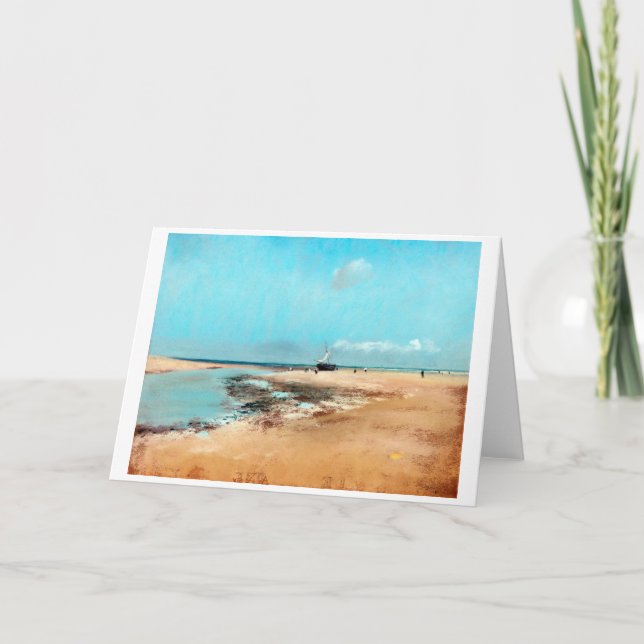 Strand bei Low Tide (Mouth of the River), Edgar De Karte (Vorderseite)