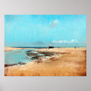 Strand bei Low Tide (Mouth of the River), Edgar De Poster