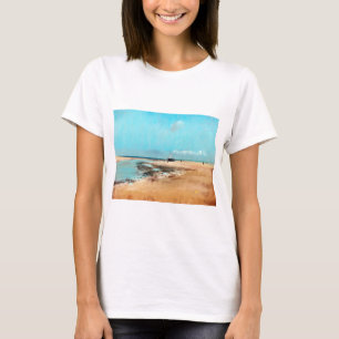 Strand bei Low Tide (Mouth of the River), Edgar De T-Shirt