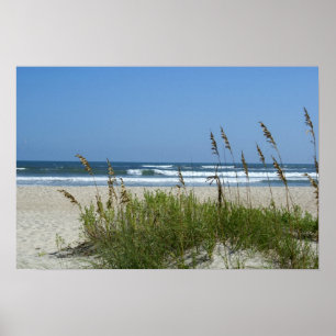 Strand bei Ocracoke Poster