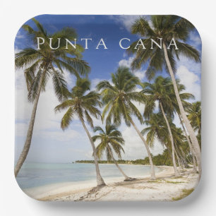 Strand bei Punta Cana   Dominikanische Republik Pappteller