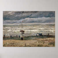 Strand bei Scheveningen im Stormy Weather by Vince