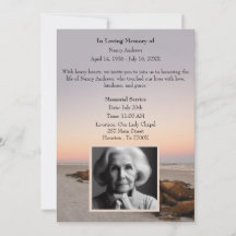 Strand bei Sonnenuntergang in Gedächtnisfeier