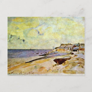 Strand bei Ste. Adresse von Jongkind Johan Barthol Postkarte