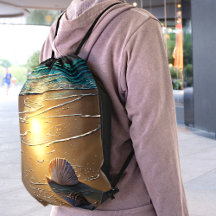 Strand bei Sunset mit Muscheln