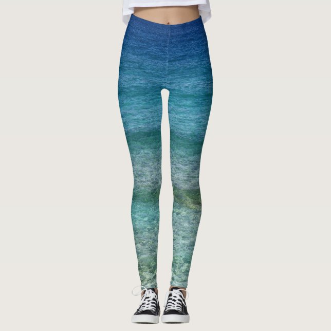 Strand bewegt Leggings wellenartig (Vorderseite)