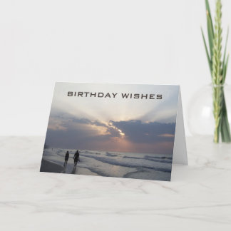 STRAND BIRTHDAY WISHING FÜR DAS BESTE NOCH FEIERTAGSKARTE