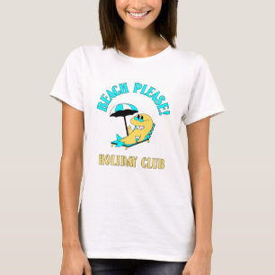 Strand bitte! Funny Holiday Club T - Shirt - Niedl