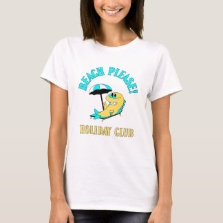 Strand bitte! Funny Holiday Club T - Shirt - Niedl