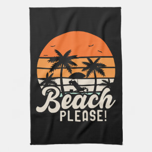 Strand Bitte Geschirrtuch