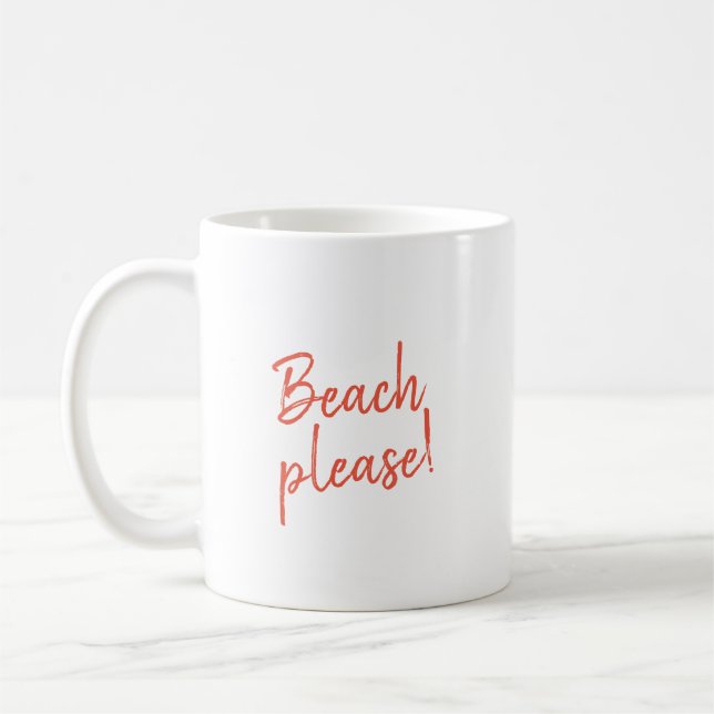 Strand bitte - kaffeetasse (Links)