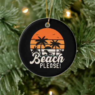 Strand Bitte Keramik Ornament