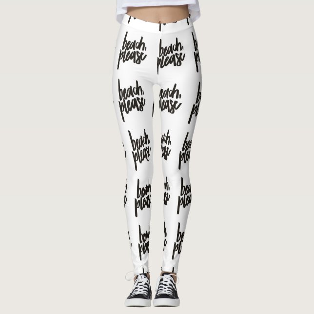 Strand Bitte Leggings (Vorderseite)