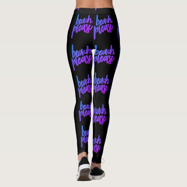 Strand Bitte Leggings (Rückseite)