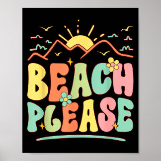 Strand bitte  poster