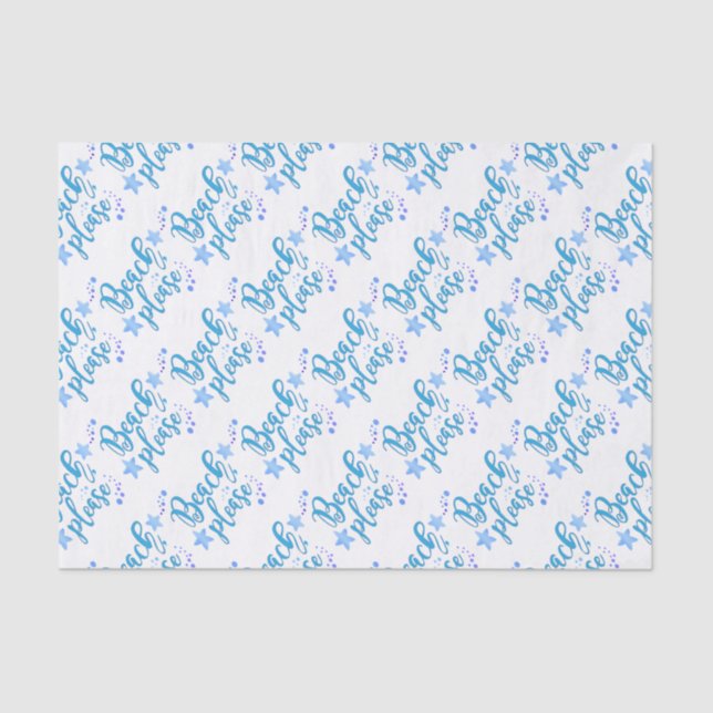 Strand bitte seidenpapier (Vorderseite)