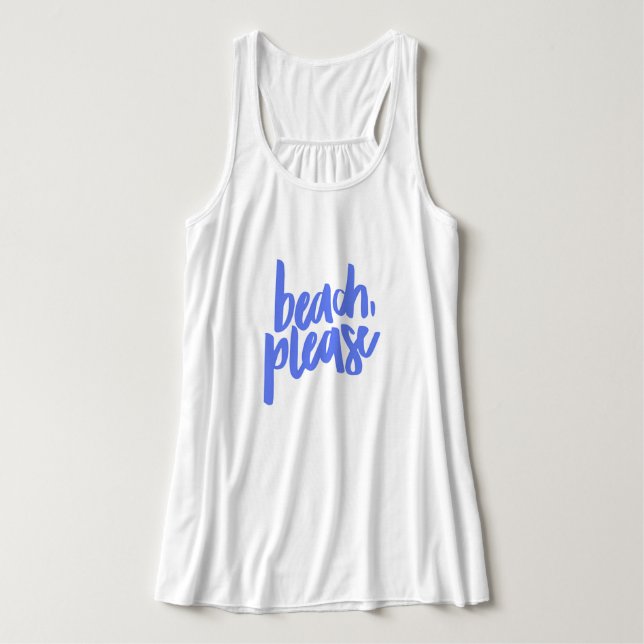 Strand Bitte T - Shirt (Design Vorderseite)